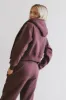 Ezra Zip Up in Burgundy - FINAL SALE sold by bohme