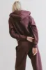 Ezra Zip Up in Burgundy - FINAL SALE sold by bohme