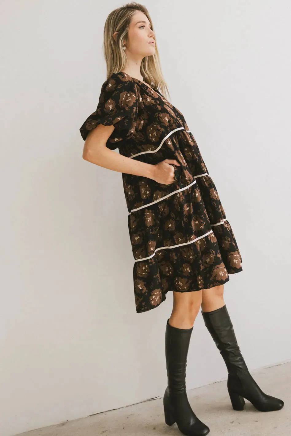 Ostella Floral Midi Dress - FINAL SALE sold by bohme product image thumbnail 4