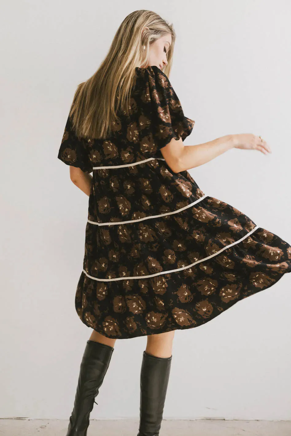 Ostella Floral Midi Dress - FINAL SALE sold by bohme product image thumbnail 5