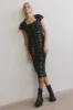 Kensie Ruched Midi Dress - FINAL SALE sold by bohme