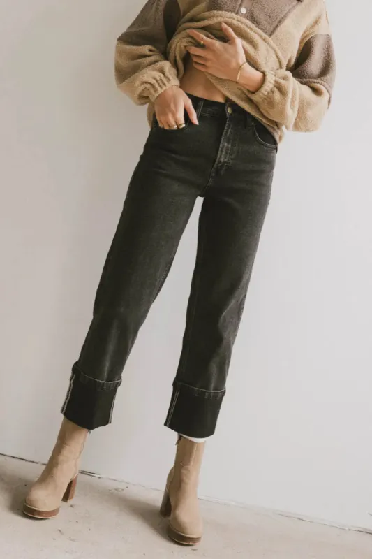 Alcott Cuffed Straight Leg Jeans - FINAL SALE sold by bohme