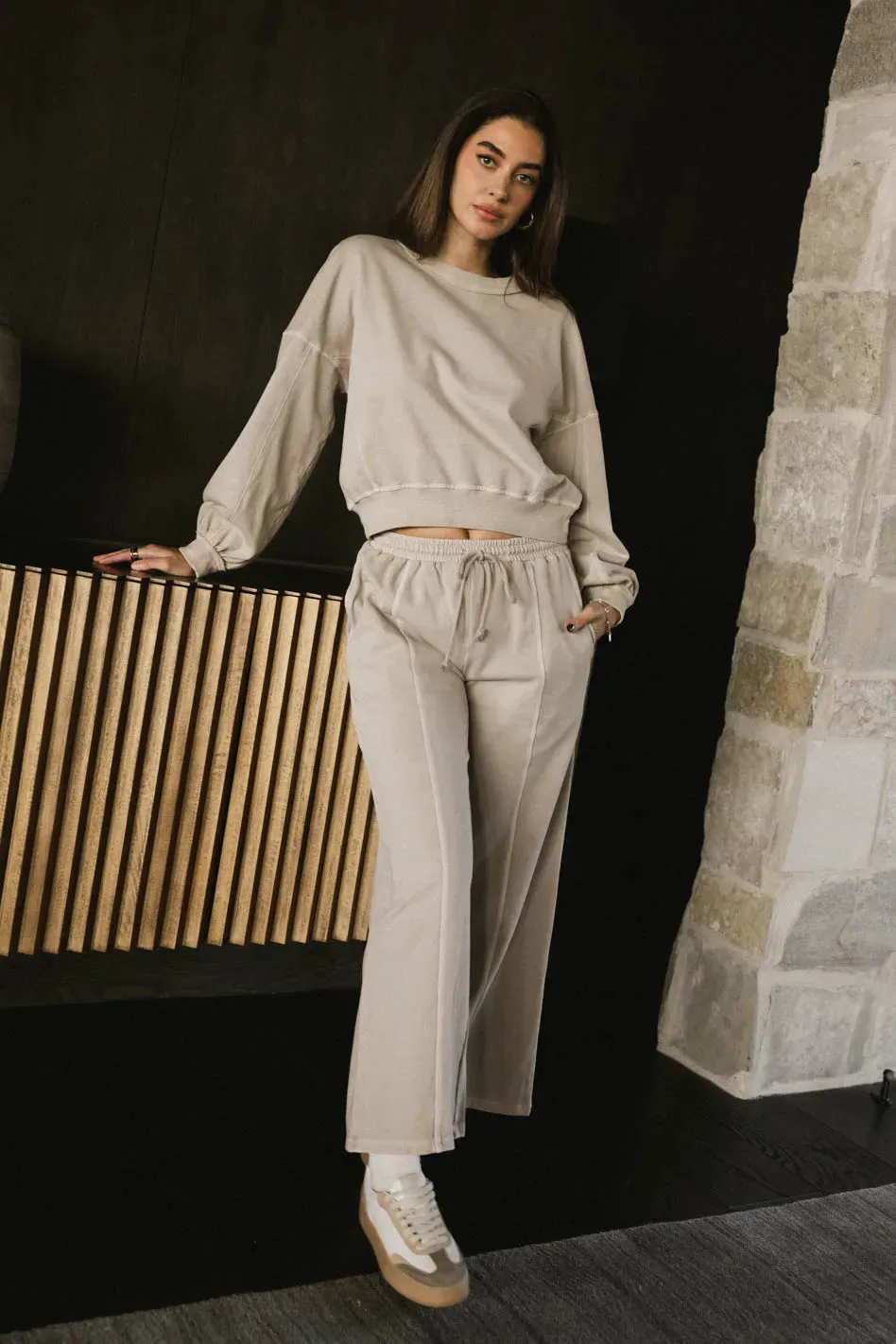 Sutton Sweatpants in Bone - FINAL SALE sold by bohme