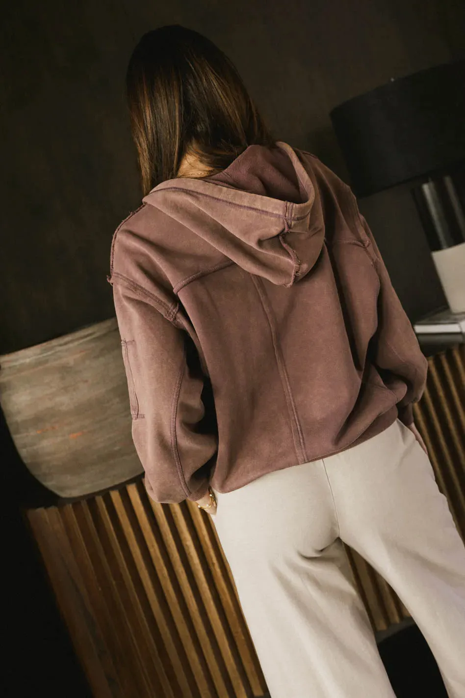 Viva Zip Up in Purple - FINAL SALE sold by bohme product image thumbnail 4