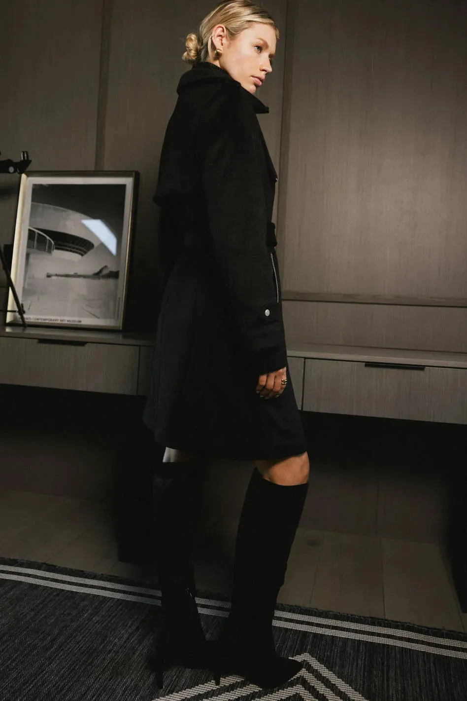 Fér Böhme Wool Trench Coat - FINAL SALE sold by bohme product image thumbnail 5