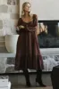 Rael Midi Dress in Brown - FINAL SALE sold by bohme