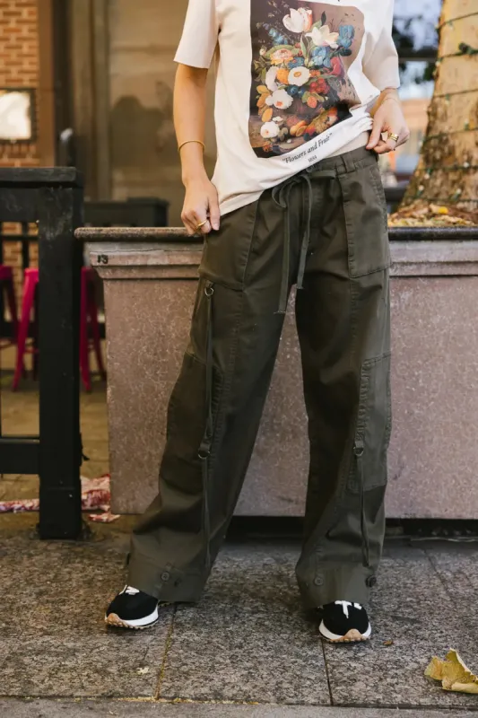Savannah Cargo Pants in Olive - FINAL SALE sold by bohme