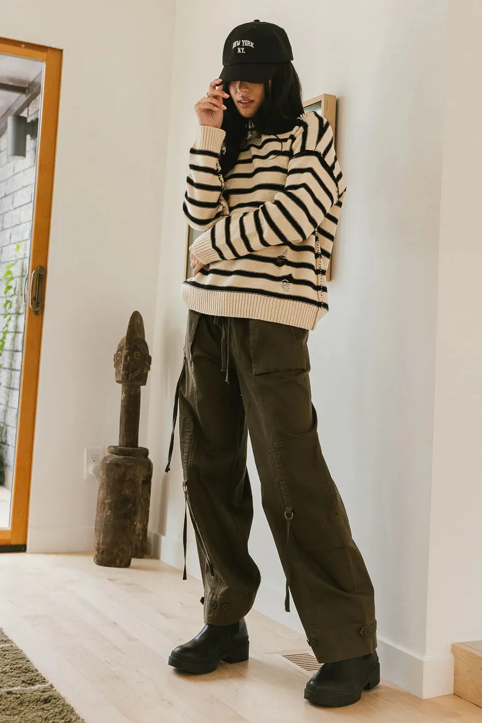 Savannah Cargo Pants in Olive - FINAL SALE sold by bohme product image thumbnail 3