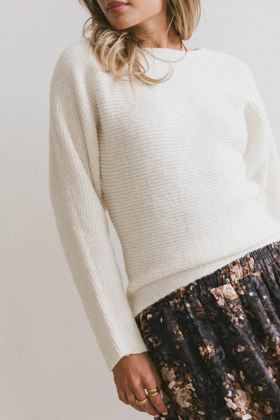 Azura Knit Sweater in Cream - FINAL SALE sold by bohme product image thumbnail 5