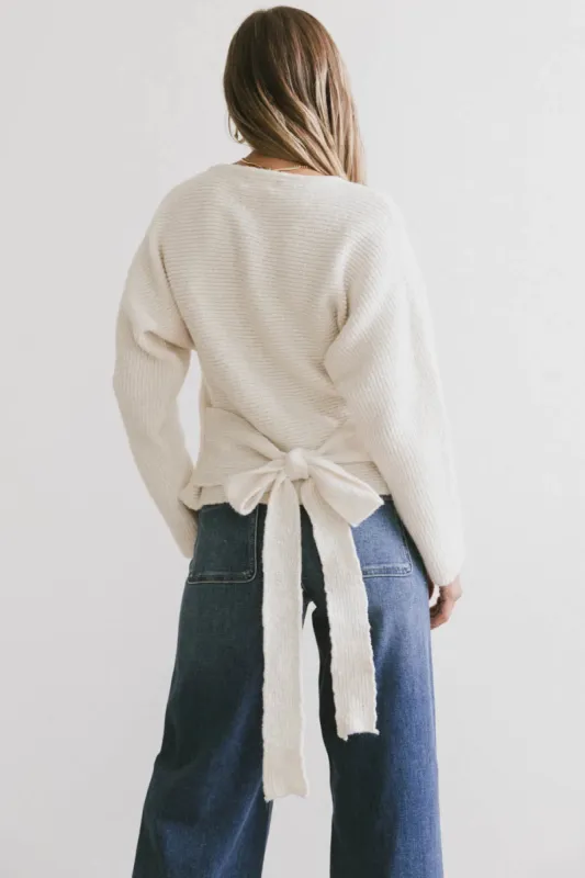 Azura Knit Sweater in Cream - FINAL SALE sold by bohme