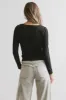 Polly Scoop Neck Top in Black - FINAL SALE sold by bohme