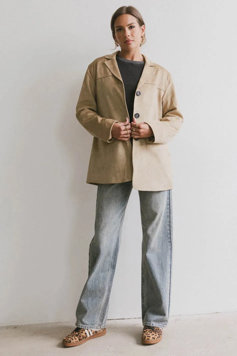 Renly Suede Blazer - FINAL SALE sold by bohme product image thumbnail 4