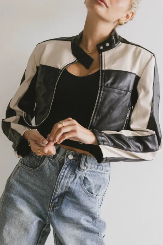 Leda Vegan Leather Jacket - FINAL SALE sold by bohme
