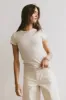 Opal Ribbed Tee in Ecru - FINAL SALE sold by bohme