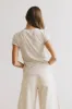 Opal Ribbed Tee in Ecru - FINAL SALE sold by bohme