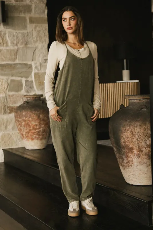 Bram Overalls in Olive - FINAL SALE sold by bohme