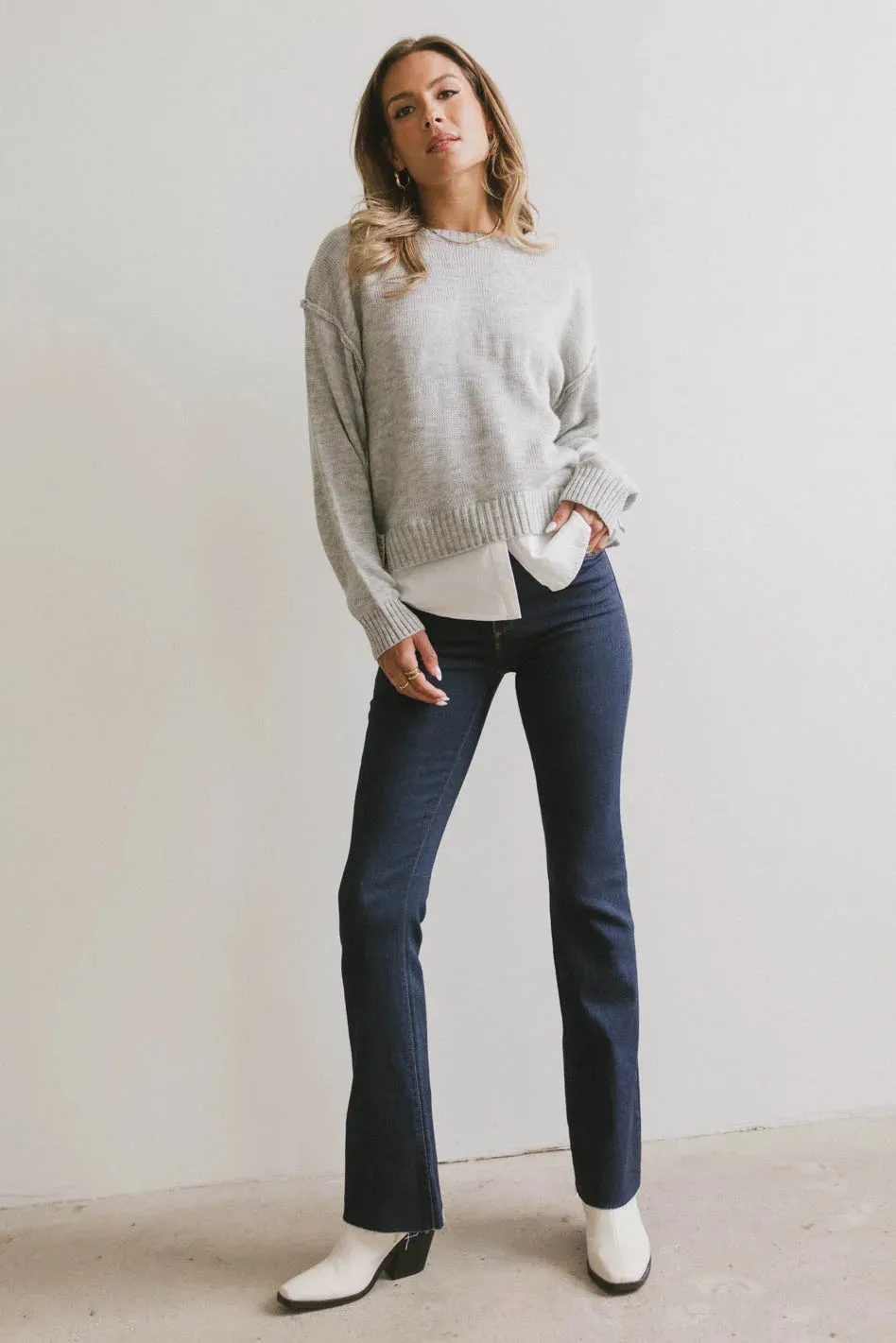 Marcel Knit Sweater in Grey - FINAL SALE sold by bohme product image thumbnail 3