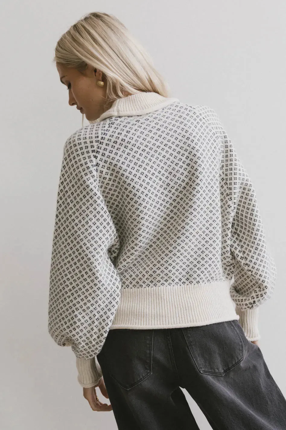 Nathalia Knit Sweater in Ivory - FINAL SALE sold by bohme product image thumbnail 4