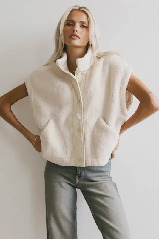 Samirah Sherpa Vest - FINAL SALE sold by bohme