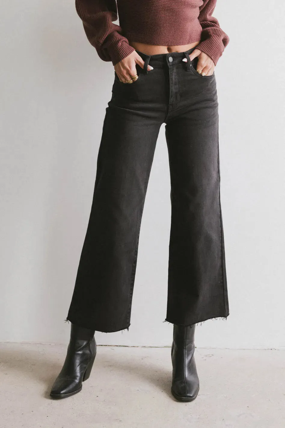 Michaela Wide Leg Jeans - FINAL SALE sold by bohme product image thumbnail 4