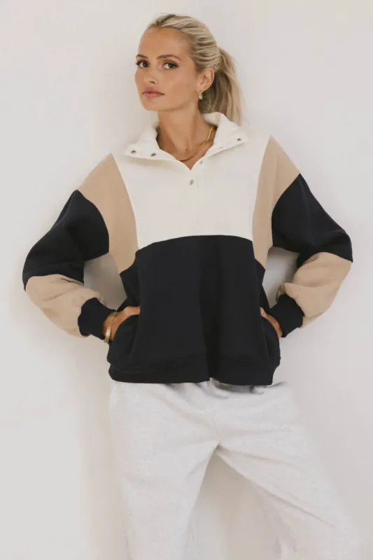 Marcus Quarter Snap Sweatshirt - FINAL SALE sold by bohme
