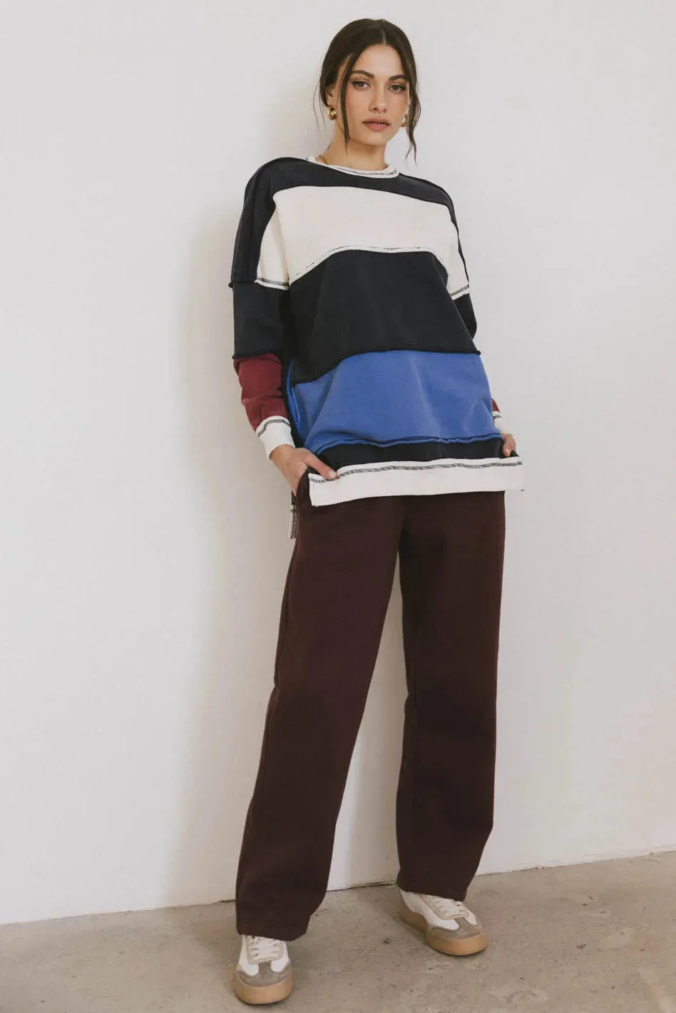 Play On Striped Crewneck - FINAL SALE sold by bohme product image thumbnail 5