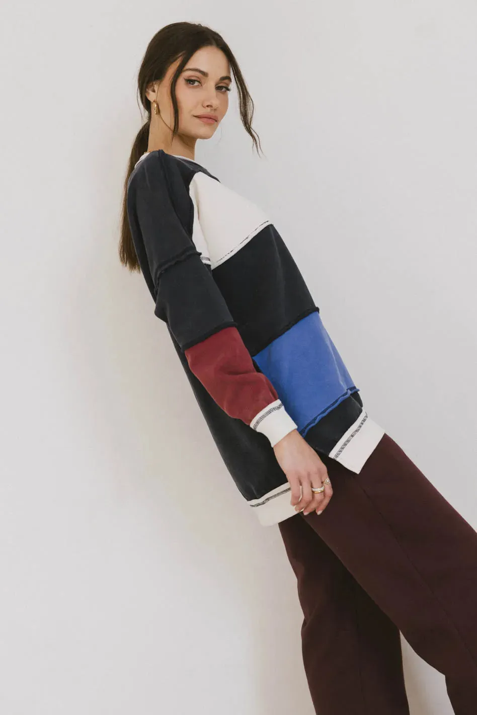 Play On Striped Crewneck - FINAL SALE sold by bohme product image thumbnail 3