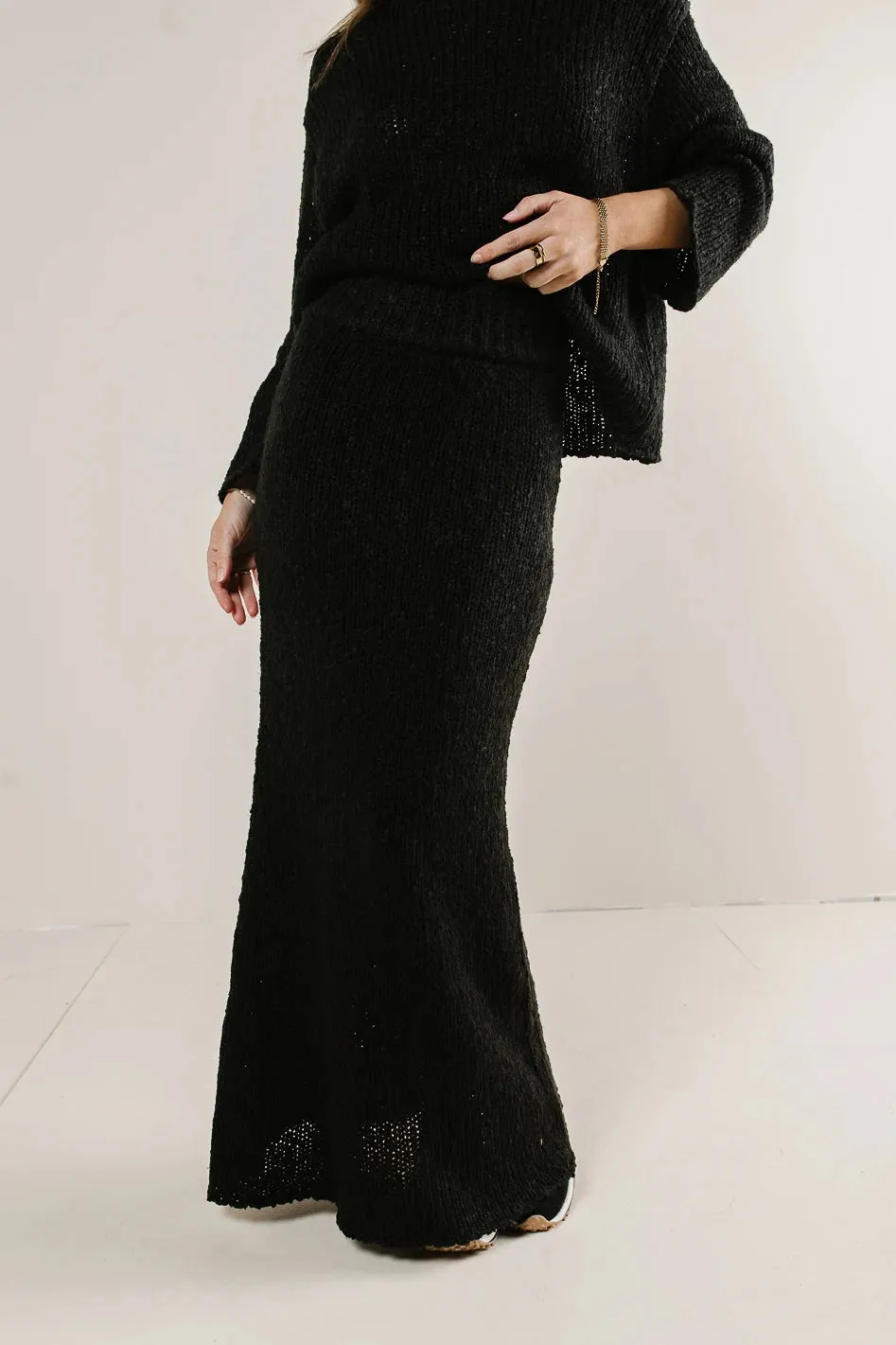 Charlotte Knit Skirt in Black - FINAL SALE sold by bohme product image thumbnail 5