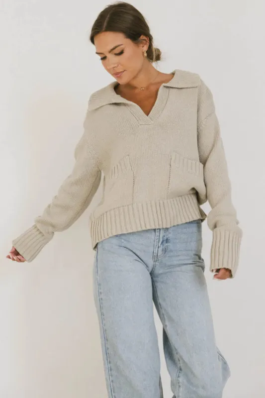 Shauna Collared Sweater - FINAL SALE sold by bohme