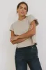 Rowena Boxy Top in Stone - FINAL SALE sold by bohme