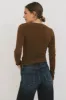 Tatiana Scoop Neck Top in Brown - FINAL SALE sold by bohme