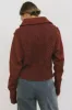 Irene Cable Knit Sweater in Burgundy - FINAL SALE sold by bohme