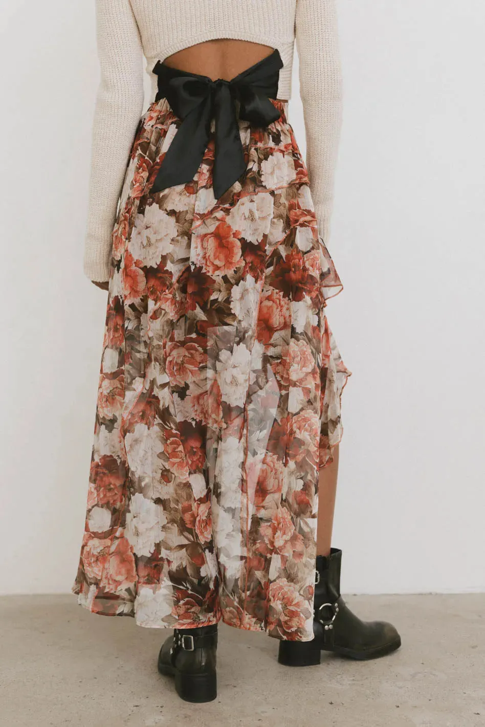 Xavier Printed Mesh Skirt - FINAL SALE sold by bohme product image thumbnail 5