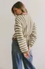 Baila Striped Sweater in Moss - FINAL SALE sold by bohme