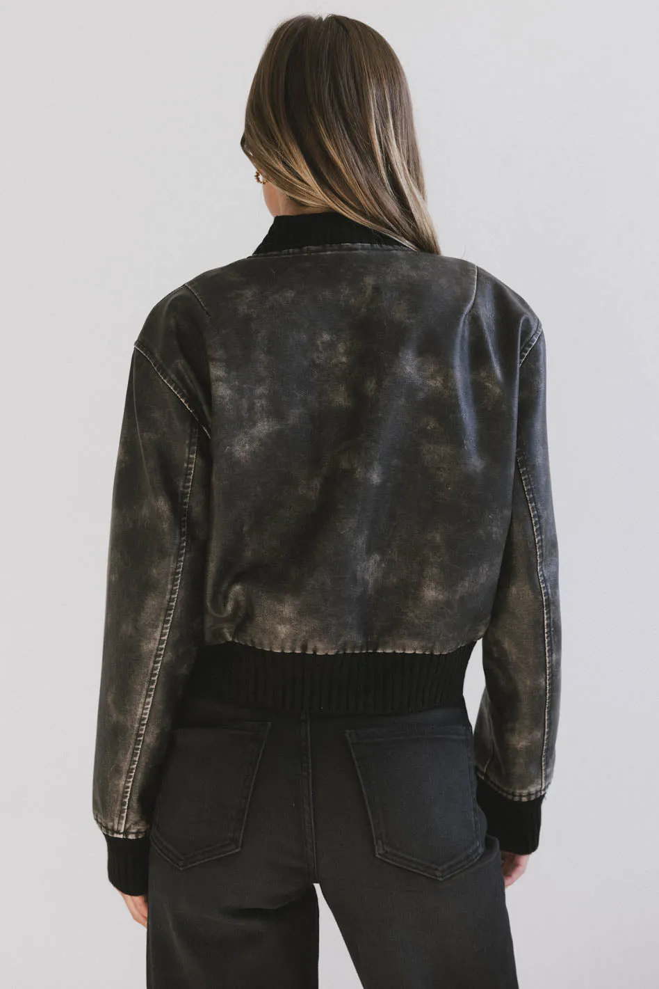 Clarissa Bomber Jacket in Black - FINAL SALE sold by bohme product image thumbnail 2