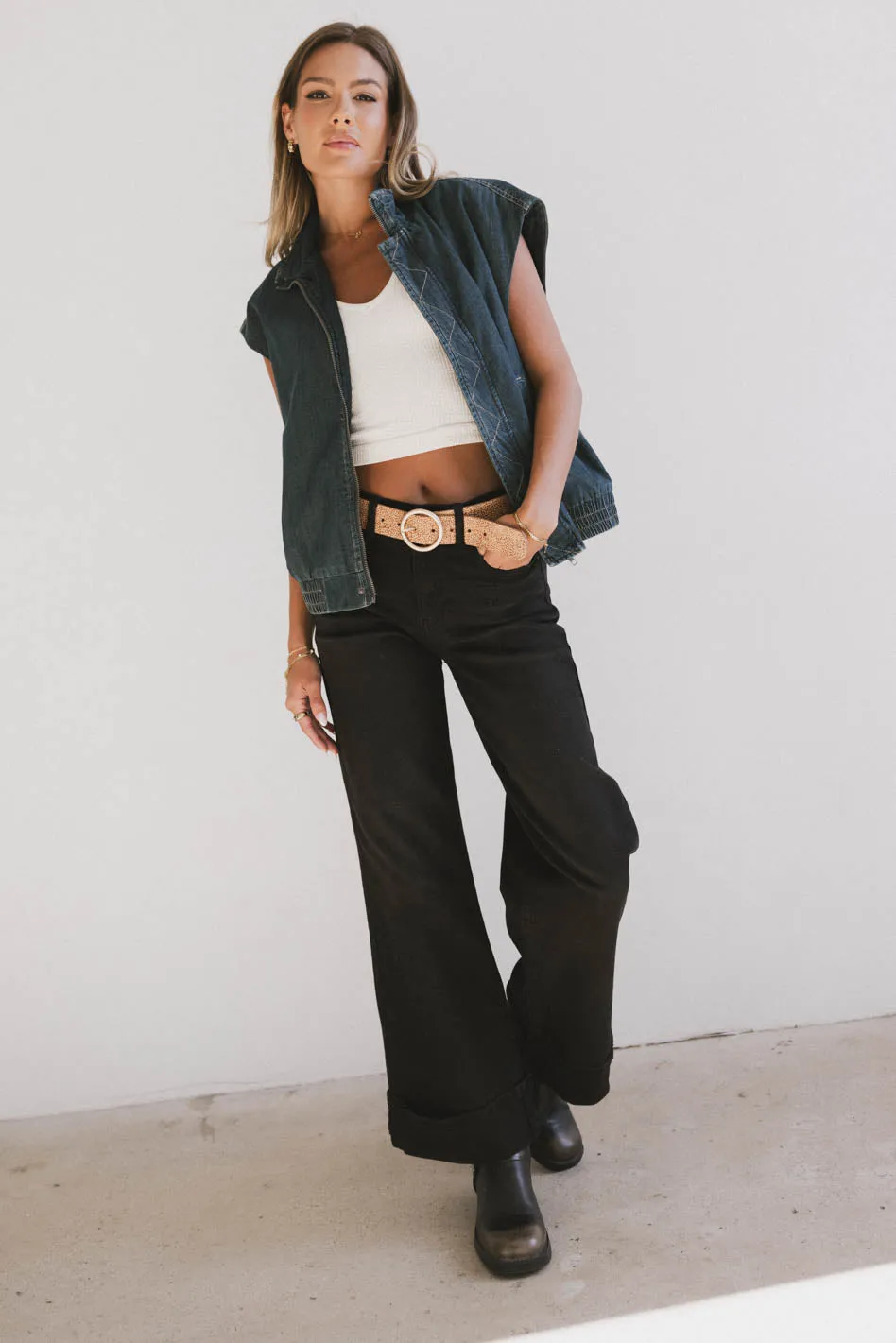 Larkin Denim Vest - FINAL SALE sold by bohme product image thumbnail 3