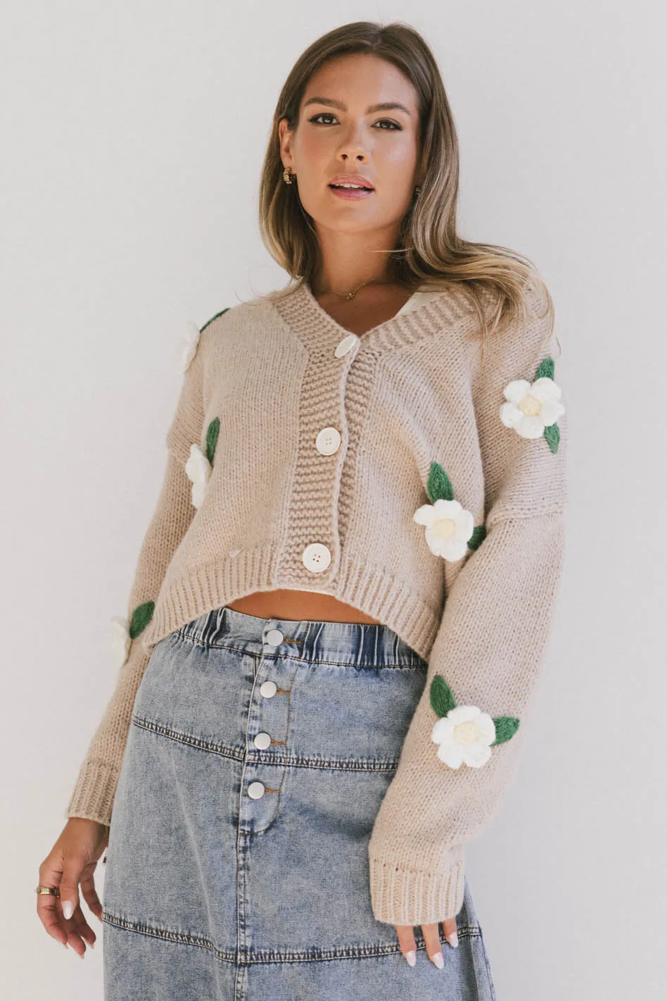 Annai Floral Cardigan - FINAL SALE sold by bohme product image thumbnail 4