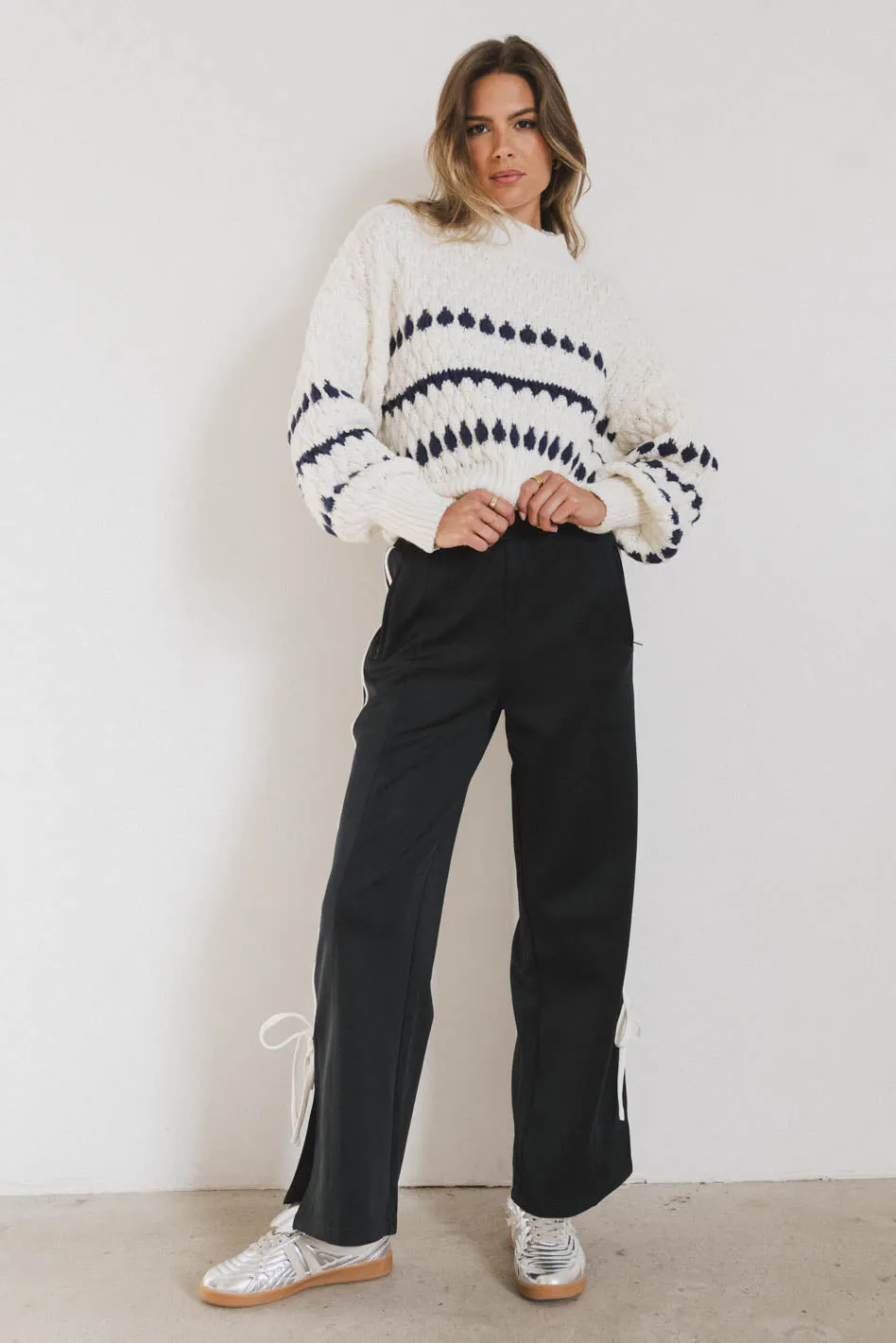Inara Knit Sweater in Navy - FINAL SALE sold by bohme product image thumbnail 2