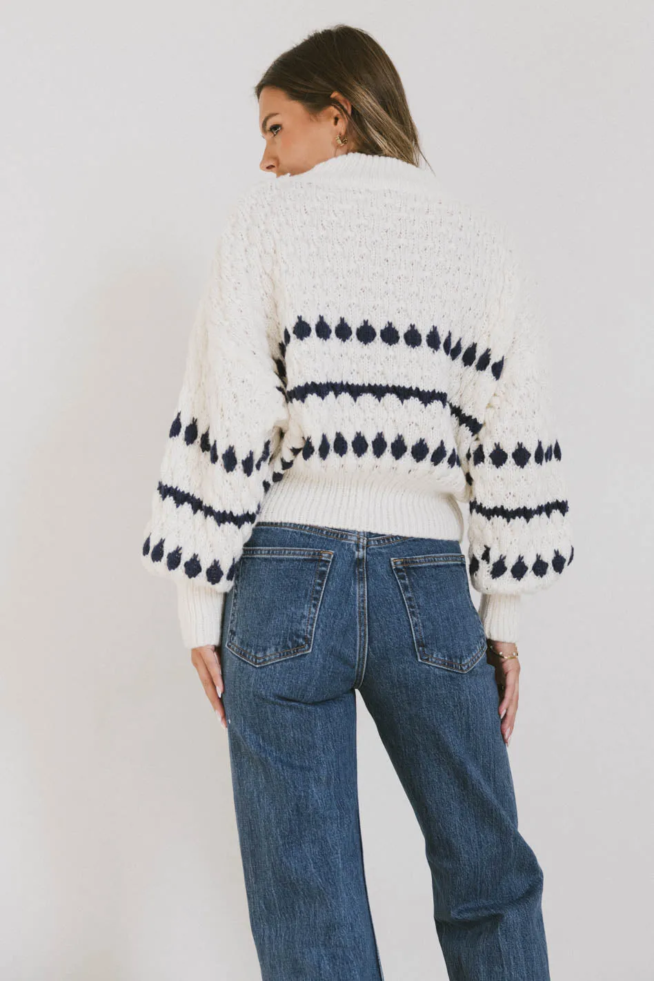 Inara Knit Sweater in Navy - FINAL SALE sold by bohme product image thumbnail 5