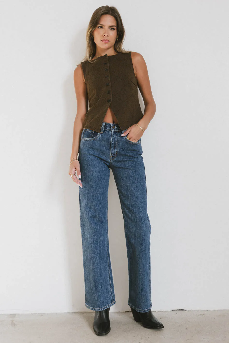 Louella Leopard Vest - FINAL SALE sold by bohme product image thumbnail 5