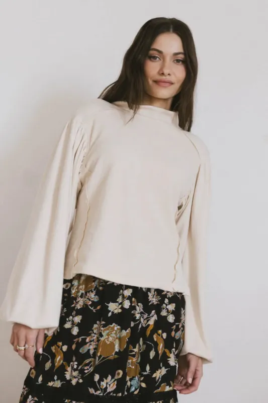 Carsyn Sweater in Cream - FINAL SALE sold by bohme