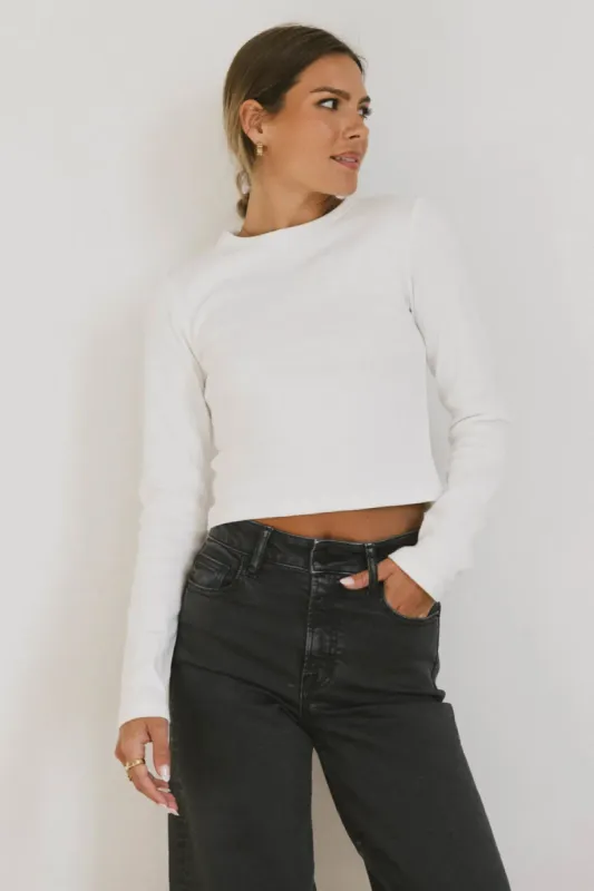 Hallie Top in Ivory - FINAL SALE sold by bohme