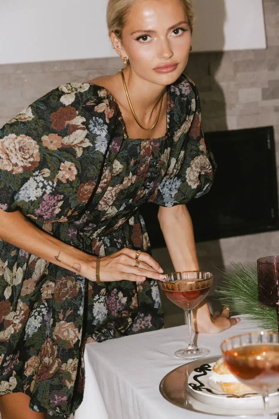 LaRuth Floral Mini Dress - FINAL SALE sold by bohme product image thumbnail 3