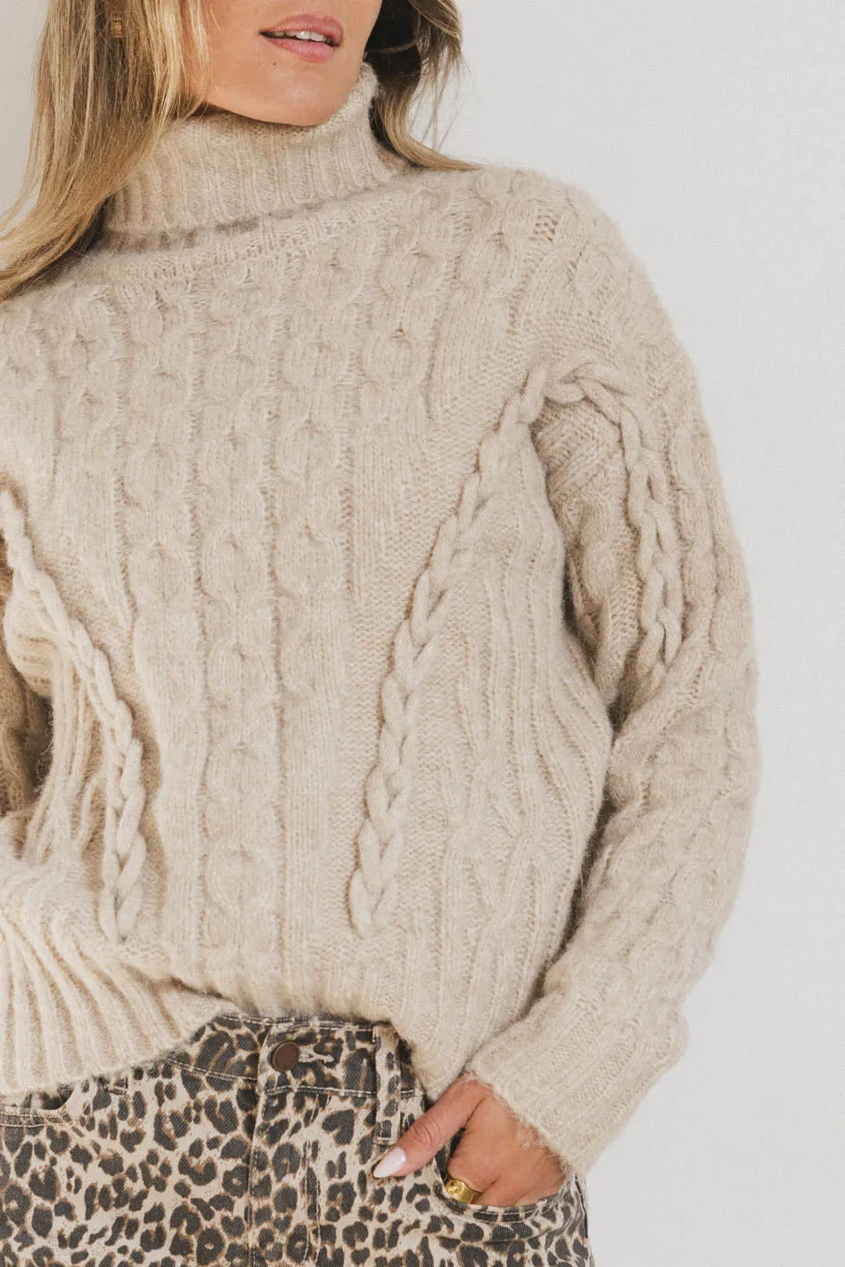 Abigail Turtleneck Sweater - FINAL SALE sold by bohme product image thumbnail 2