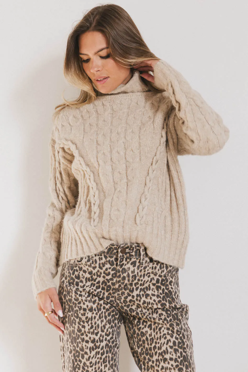 Abigail Turtleneck Sweater - FINAL SALE sold by bohme product image thumbnail 3