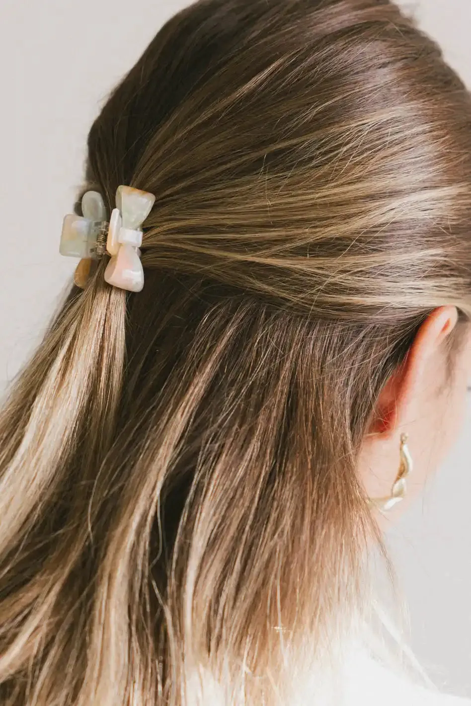 Mini Bow Claw Clip in Multi sold by bohme product image thumbnail 2