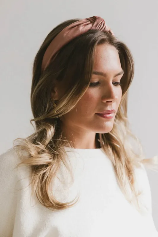 Knot Headband in Blush sold by bohme