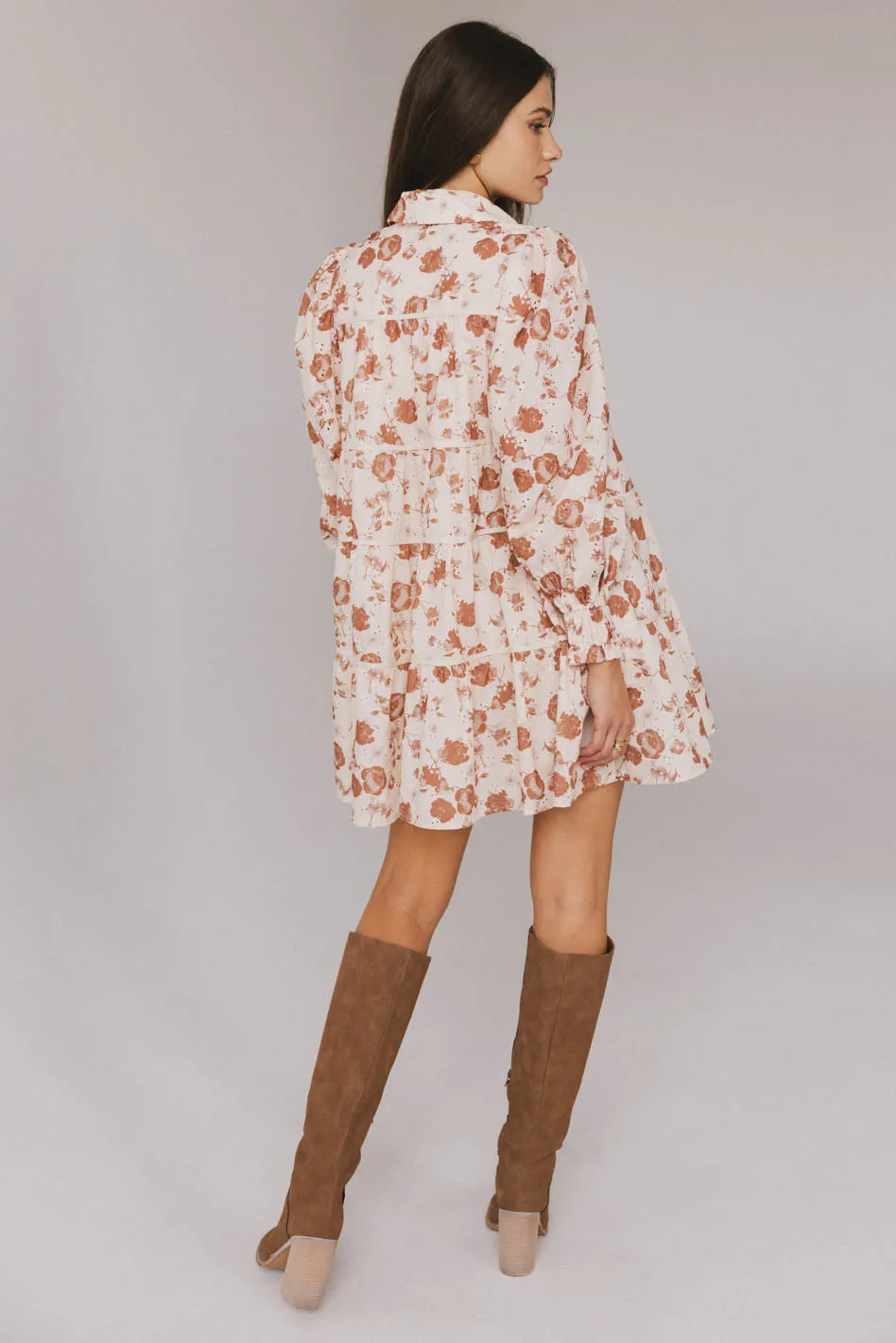 Parlor Floral Embroidered Mini Dress - FINAL SALE sold by bohme product image thumbnail 5