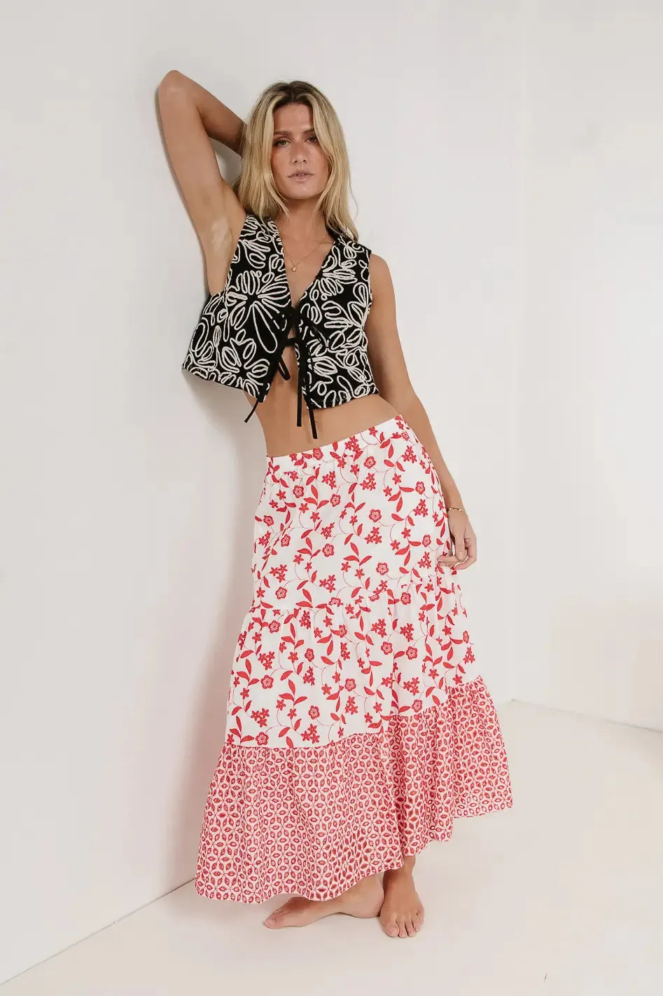 Annelise Embroidered Vest in Black - FINAL SALE sold by bohme product image thumbnail 3