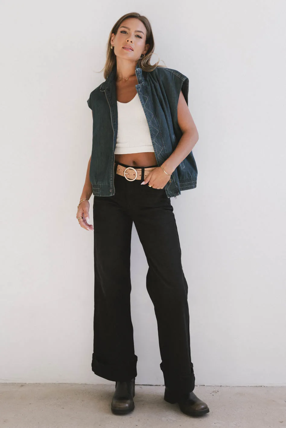 Francine Wide Leg Jeans - FINAL SALE sold by bohme product image thumbnail 3
